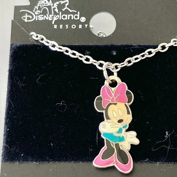 Disney Jewelry Vintage Disney Minnie Mouse Charm Necklace
